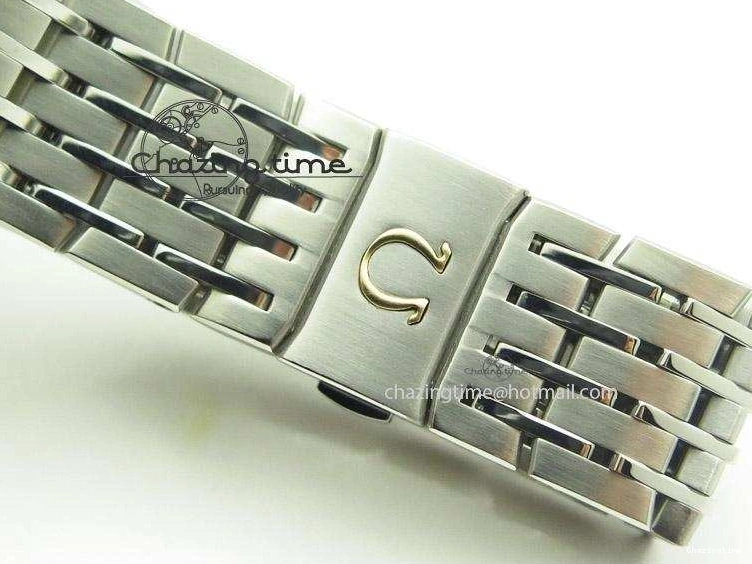 0805 De Ville Hour Vision Co-Axial 41mm SS V6F Best Edition Black Dial On SS Bracelet A BestValue 8277